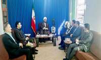 دیدار دکتر سعید رستمی سرپرست شبکه بهداشت و درمان با امام جمعه شهرستان تالش 