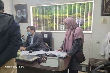 بازدید کارشناس بیماری‌ های غیرواگیر معاونت بهداشتی دانشگاه 1