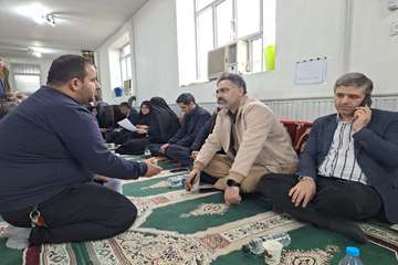 دیدار چهره‌ به‌ چهره مدیر شبکه بهداشت با مردم دهستان ۵۷ اسالم 2