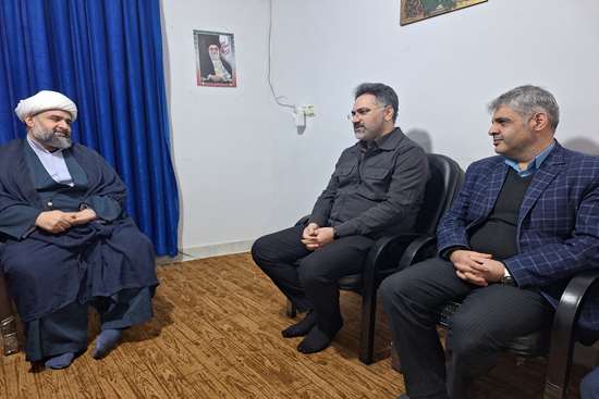 دیدار مدیر شبکه بهداشت و درمان شهرستان با امام جمعه بخش کرگانرود 1 