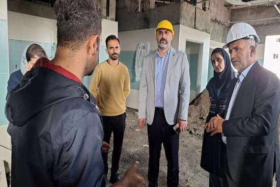 بازدید از بیمارستان تخصصی قلب تالش 