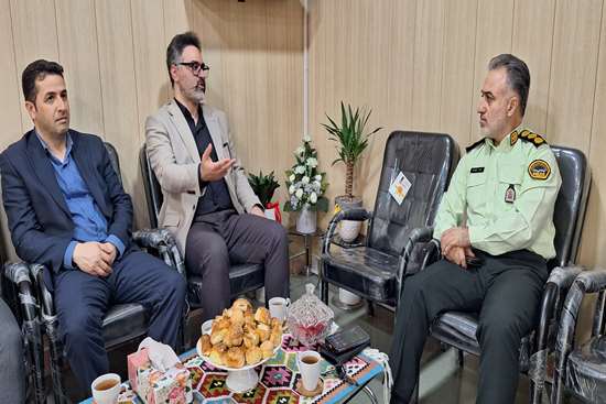 دیدار با فرمانده نیروی انتظامی تالش 